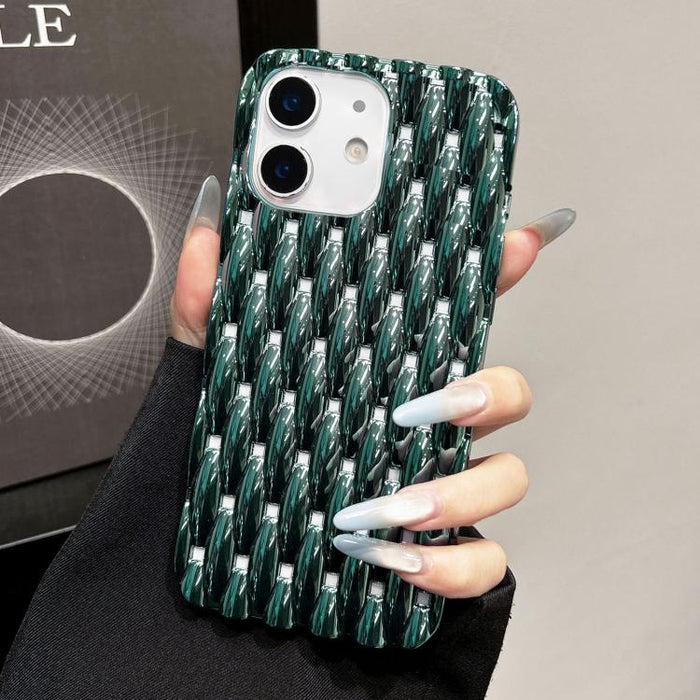 Funda para teléfono de TPU con textura retorcida galvanizada y diseño hueco para disipación de calor, For iPhone 12 Pro Max, For iPhone 12 Pro, For iPhone 11 Pro Max, For iPhone 11