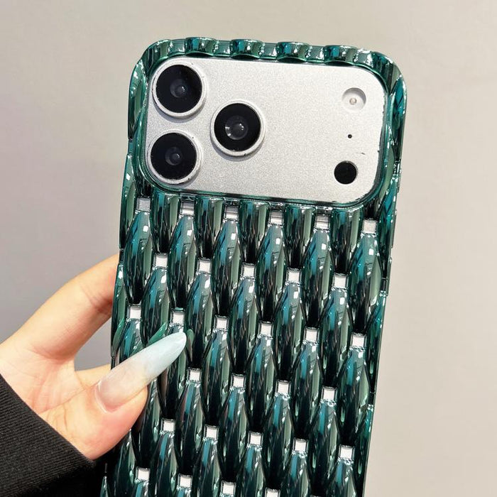 Funda para teléfono de TPU con textura retorcida galvanizada y diseño hueco para disipación de calor, For iPhone 12 Pro Max, For iPhone 12 Pro, For iPhone 11 Pro Max, For iPhone 11