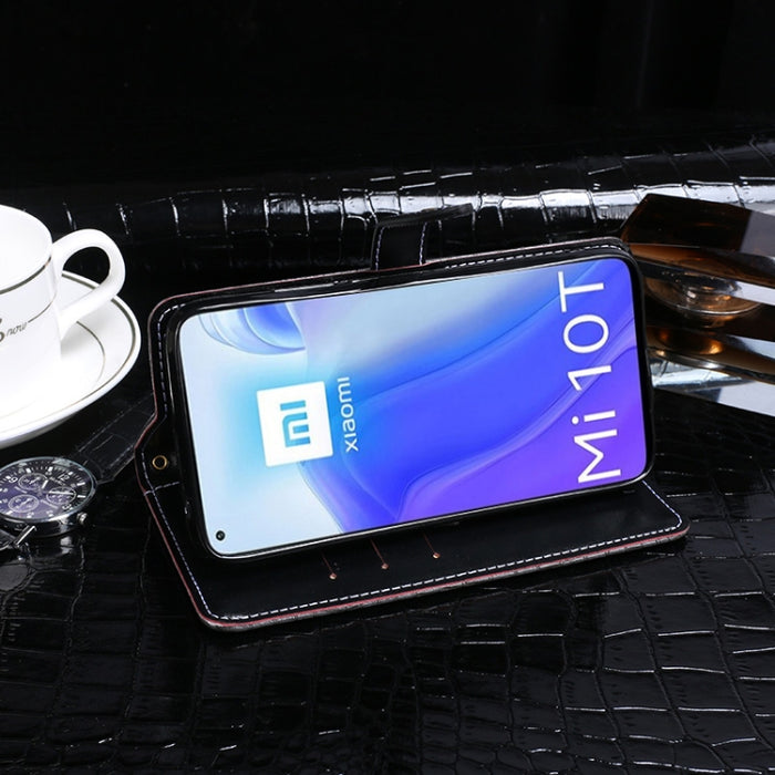 idewei Estuche de cuero con tapa horizontal con textura de cocodrilo con soporte y ranuras para tarjetas y billetera, For Xiaomi Mi 10T 5G, For Xiaomi Mi 10T Pro 5G, For Xiaomi Mi 10T Lite 5G, For Xiaomi Mi 10 Ultra, For Xiaomi Redmi K30 Ultra         ...
