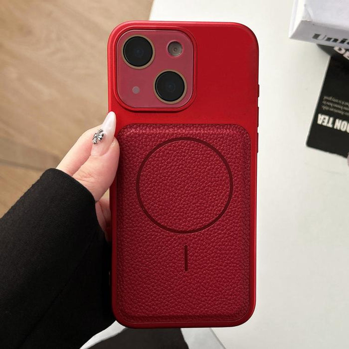 Se transforma en una funda magnética de TPU con textura de cuero de lichi de 17 pulgadas., For iPhone 13 Pro, For iPhone 13, For iPhone 12, For iPhone 12 Pro Max, For iPhone 12 Pro