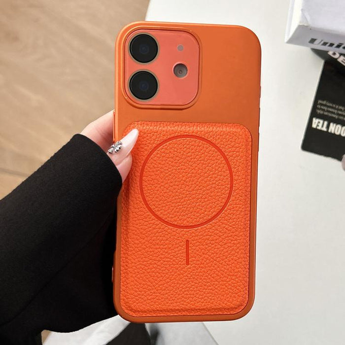 Se transforma en una funda magnética de TPU con textura de cuero de lichi de 17 pulgadas., For iPhone 13 Pro, For iPhone 13, For iPhone 12, For iPhone 12 Pro Max, For iPhone 12 Pro