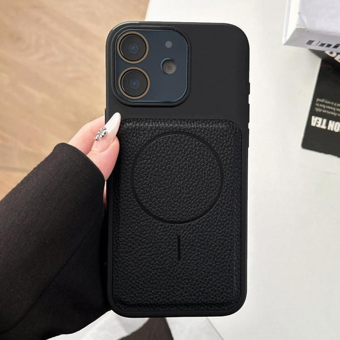 Se transforma en una funda magnética de TPU con textura de cuero de lichi de 17 pulgadas., For iPhone 13 Pro, For iPhone 13, For iPhone 12, For iPhone 12 Pro Max, For iPhone 12 Pro