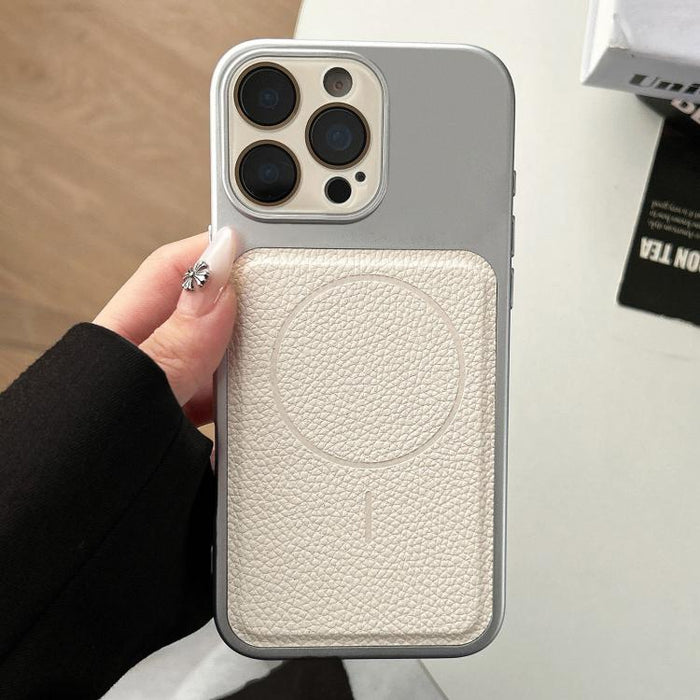 Se transforma en una funda magnética de TPU con textura de cuero de lichi de 17 pulgadas., For iPhone 13 Pro, For iPhone 13, For iPhone 12, For iPhone 12 Pro Max, For iPhone 12 Pro
