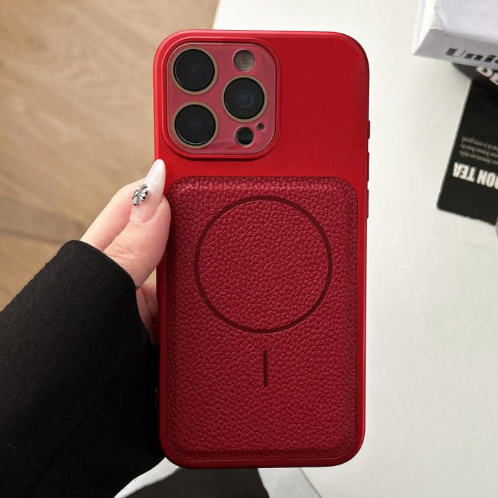 Se transforma en una funda magnética de TPU con textura de cuero de lichi de 17 pulgadas., For iPhone 13 Pro, For iPhone 13, For iPhone 12, For iPhone 12 Pro Max, For iPhone 12 Pro