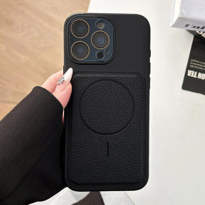 Se transforma en una funda magnética de TPU con textura de cuero de lichi de 17 pulgadas., For iPhone 13 Pro, For iPhone 13, For iPhone 12, For iPhone 12 Pro Max, For iPhone 12 Pro