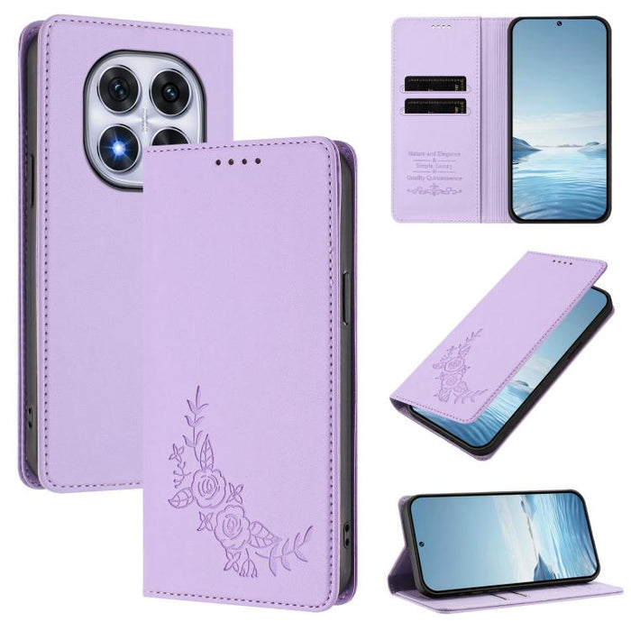 Funda para teléfono de piel vegana magnética RFID con relieve de peonía, For Redmi 14C 4G / A4 5G / Poco C75 4G, For Redmi Note 14 4G 164.84mm, For Redmi Note 14 Pro 5G / Poco X7 5G, For Redmi Note 14 5G / Poco M7 Pro 5G, For Redmi Note 14 Pro 4G      ...