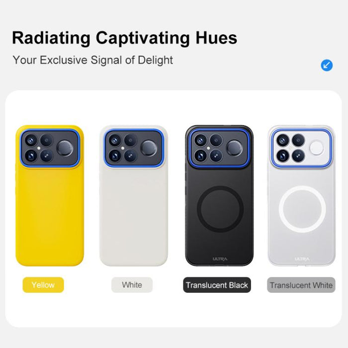 Funda magnética para teléfono de PC con tacto de piel de la serie Blues, For Redmi K90, For Redmi K90 Pro Max