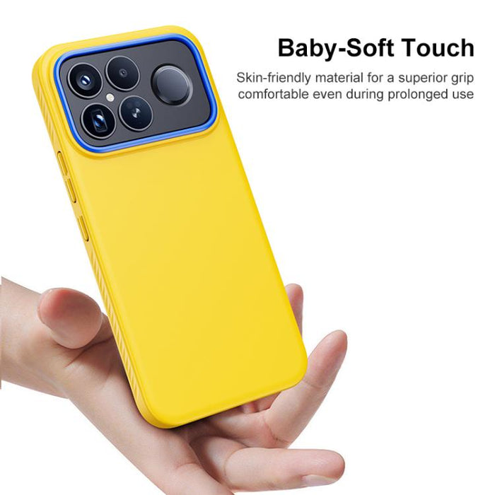 Funda magnética para teléfono de PC con tacto de piel de la serie Blues, For Redmi K90, For Redmi K90 Pro Max