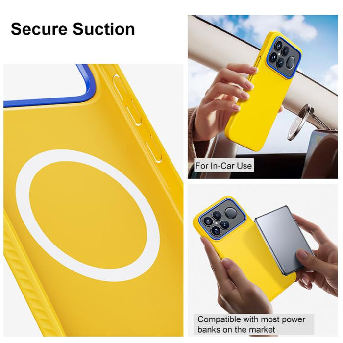 Funda magnética para teléfono de PC con tacto de piel de la serie Blues, For Redmi K90, For Redmi K90 Pro Max