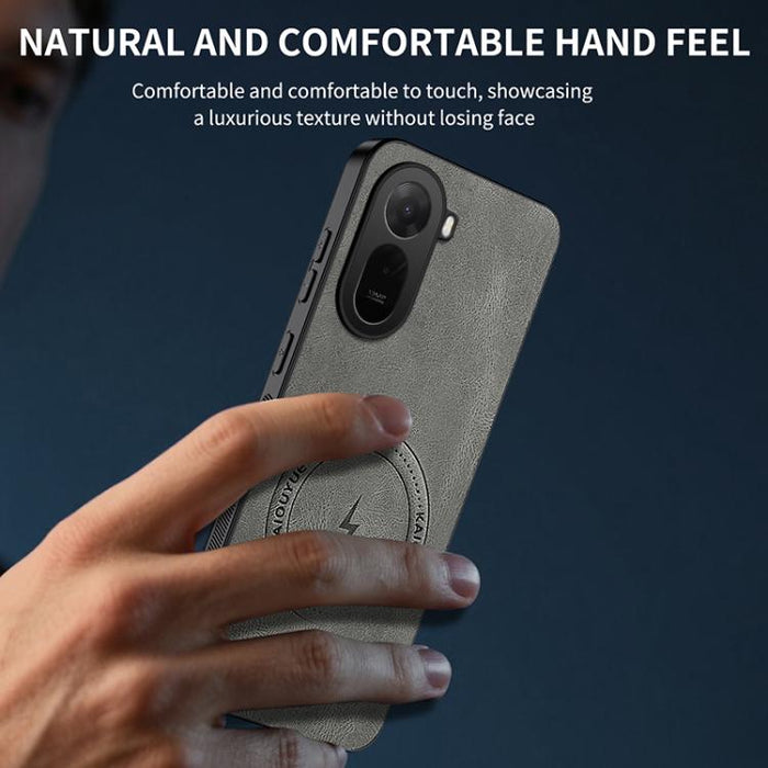Funda magnética para teléfono WANLONFENG con textura de napa y 2 protectores de pantalla., For Redmi A7 Pro 171mm / Poco C85x 5G, For Redmi Turbo 5 Max / Poco X8 Pro Max, For Redmi Turbo 5 5G / Poco X8 Pro 5G, For Redmi Note 15 Pro+ 5G Global 163.3mm  ...