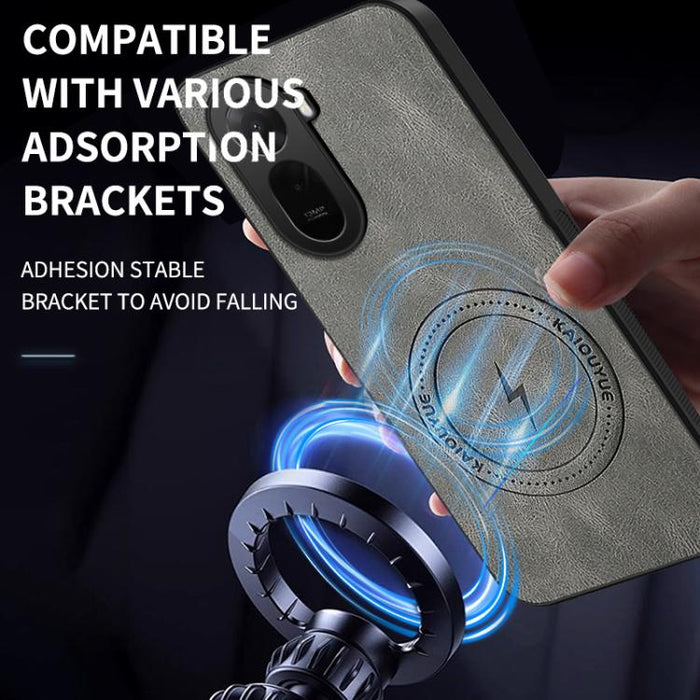 Funda magnética para teléfono WANLONFENG con textura de napa y 2 protectores de pantalla., For Redmi A7 Pro 171mm / Poco C85x 5G, For Redmi Turbo 5 Max / Poco X8 Pro Max, For Redmi Turbo 5 5G / Poco X8 Pro 5G, For Redmi Note 15 Pro+ 5G Global 163.3mm  ...