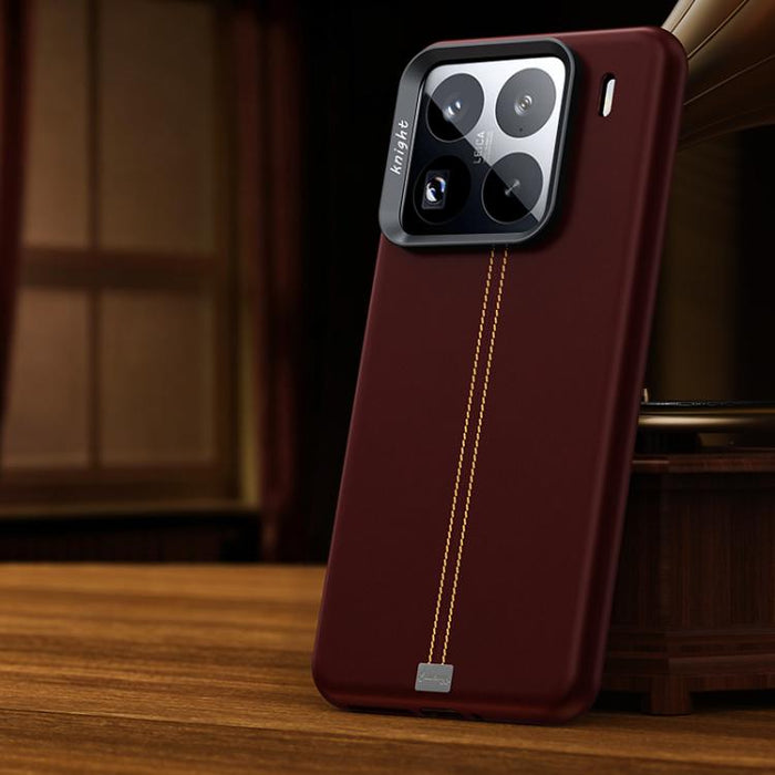 Funda magnética para teléfono Jazz Series con marco de metal texturizado y piel vegana de estilo retro., For Xiaomi 17, For Xiaomi 15S Pro, For Xiaomi 15 Pro, For Xiaomi 15, For Xiaomi 14 Pro, For Xiaomi 14