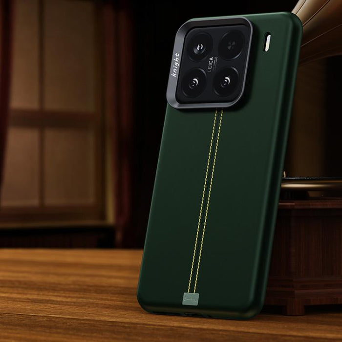 Funda magnética para teléfono Jazz Series con marco de metal texturizado y piel vegana de estilo retro., For Xiaomi 17, For Xiaomi 15S Pro, For Xiaomi 15 Pro, For Xiaomi 15, For Xiaomi 14 Pro, For Xiaomi 14