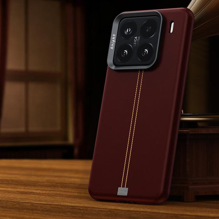Funda magnética para teléfono Jazz Series con marco de metal texturizado y piel vegana de estilo retro., For Xiaomi 17, For Xiaomi 15S Pro, For Xiaomi 15 Pro, For Xiaomi 15, For Xiaomi 14 Pro, For Xiaomi 14