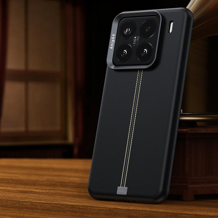 Funda magnética para teléfono Jazz Series con marco de metal texturizado y piel vegana de estilo retro., For Xiaomi 17, For Xiaomi 15S Pro, For Xiaomi 15 Pro, For Xiaomi 15, For Xiaomi 14 Pro, For Xiaomi 14