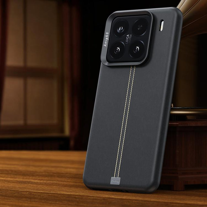 Funda magnética para teléfono Jazz Series con marco de metal texturizado y piel vegana de estilo retro., For Xiaomi 17, For Xiaomi 15S Pro, For Xiaomi 15 Pro, For Xiaomi 15, For Xiaomi 14 Pro, For Xiaomi 14