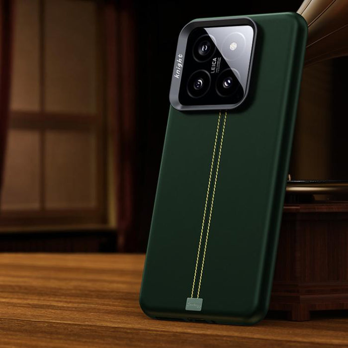 Funda magnética para teléfono Jazz Series con marco de metal texturizado y piel vegana de estilo retro., For Xiaomi 17, For Xiaomi 15S Pro, For Xiaomi 15 Pro, For Xiaomi 15, For Xiaomi 14 Pro, For Xiaomi 14