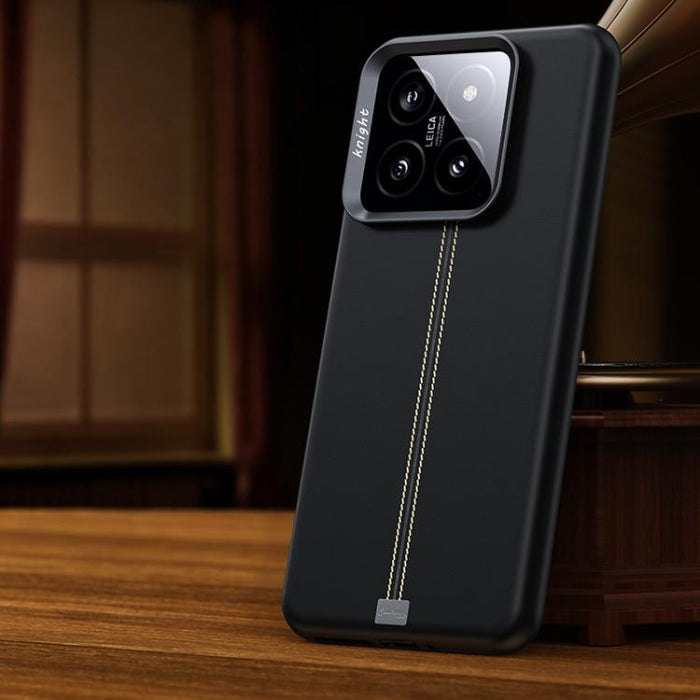 Funda magnética para teléfono Jazz Series con marco de metal texturizado y piel vegana de estilo retro., For Xiaomi 17, For Xiaomi 15S Pro, For Xiaomi 15 Pro, For Xiaomi 15, For Xiaomi 14 Pro, For Xiaomi 14