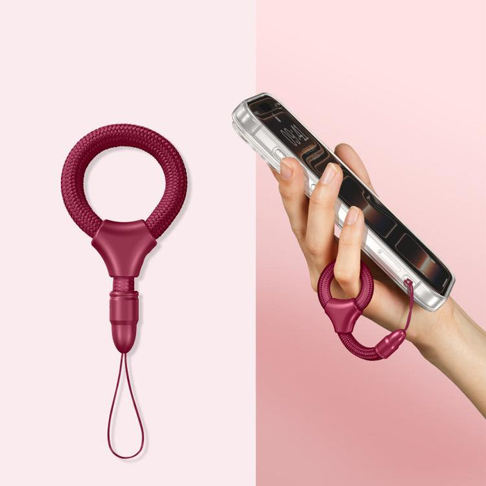 Mini cordón para teléfono con anillo autoblocante