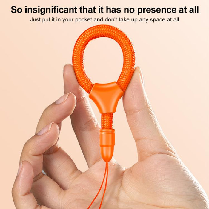 Mini cordón para teléfono con anillo autoblocante