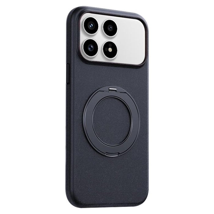 Funda magnética para teléfono Boundless Series Rock Sand con soporte de aleación giratorio de 360 grados., For Redmi K90, For Redmi K90 Pro Max