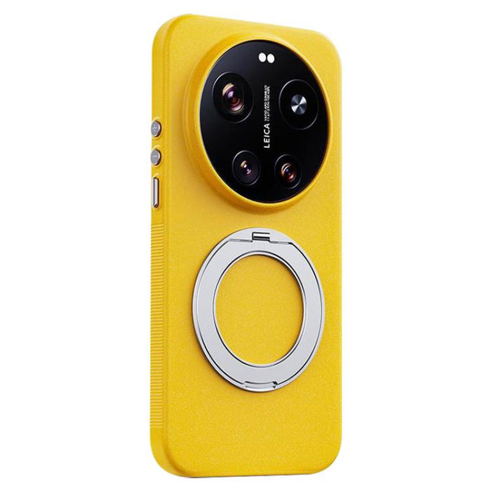 Funda magnética para teléfono Boundless Series Rock Sand con soporte de aleación giratorio de 360 grados., For Xiaomi 17 Ultra, For Xiaomi 17 Pro Max, For Xiaomi 17 Pro, For Xiaomi 17