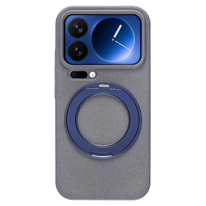 Funda magnética para teléfono Boundless Series Rock Sand con soporte de aleación giratorio de 360 grados., For Xiaomi 17 Ultra, For Xiaomi 17 Pro Max, For Xiaomi 17 Pro, For Xiaomi 17