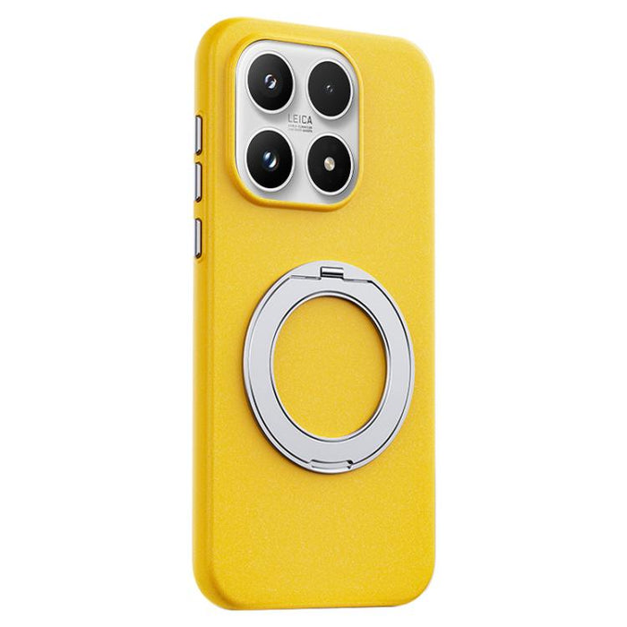 Funda magnética para teléfono Boundless Series Rock Sand con soporte de aleación giratorio de 360 grados., For Xiaomi 17 Ultra, For Xiaomi 17 Pro Max, For Xiaomi 17 Pro, For Xiaomi 17