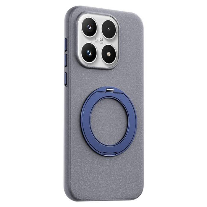 Funda magnética para teléfono Boundless Series Rock Sand con soporte de aleación giratorio de 360 grados., For Xiaomi 17 Ultra, For Xiaomi 17 Pro Max, For Xiaomi 17 Pro, For Xiaomi 17