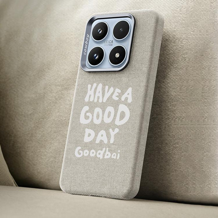 Hermosa funda magnética para teléfono con textura vaquera y cobertura total., For Xiaomi 17, For Xiaomi 15S Pro, For Xiaomi 15 Pro, For Xiaomi 15, For Xiaomi 14 Pro, For Xiaomi 14