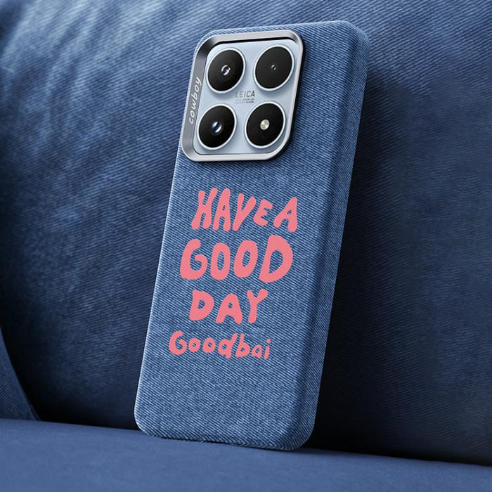 Hermosa funda magnética para teléfono con textura vaquera y cobertura total., For Xiaomi 17, For Xiaomi 15S Pro, For Xiaomi 15 Pro, For Xiaomi 15, For Xiaomi 14 Pro, For Xiaomi 14