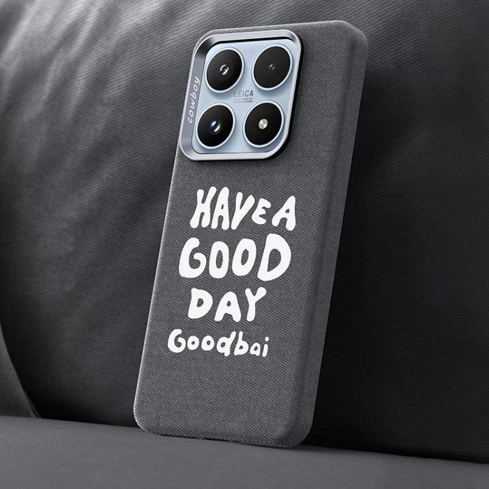 Hermosa funda magnética para teléfono con textura vaquera y cobertura total., For Xiaomi 17, For Xiaomi 15S Pro, For Xiaomi 15 Pro, For Xiaomi 15, For Xiaomi 14 Pro, For Xiaomi 14