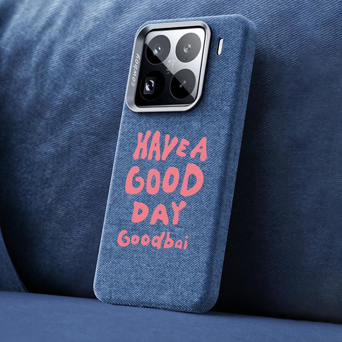 Hermosa funda magnética para teléfono con textura vaquera y cobertura total., For Xiaomi 17, For Xiaomi 15S Pro, For Xiaomi 15 Pro, For Xiaomi 15, For Xiaomi 14 Pro, For Xiaomi 14