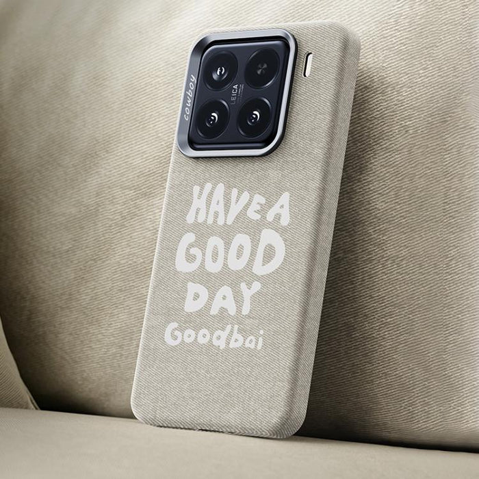Hermosa funda magnética para teléfono con textura vaquera y cobertura total., For Xiaomi 17, For Xiaomi 15S Pro, For Xiaomi 15 Pro, For Xiaomi 15, For Xiaomi 14 Pro, For Xiaomi 14