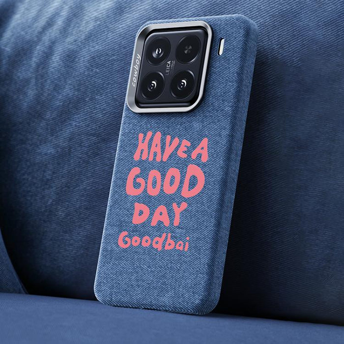Hermosa funda magnética para teléfono con textura vaquera y cobertura total., For Xiaomi 17, For Xiaomi 15S Pro, For Xiaomi 15 Pro, For Xiaomi 15, For Xiaomi 14 Pro, For Xiaomi 14