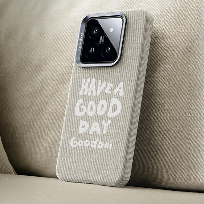 Hermosa funda magnética para teléfono con textura vaquera y cobertura total., For Xiaomi 17, For Xiaomi 15S Pro, For Xiaomi 15 Pro, For Xiaomi 15, For Xiaomi 14 Pro, For Xiaomi 14