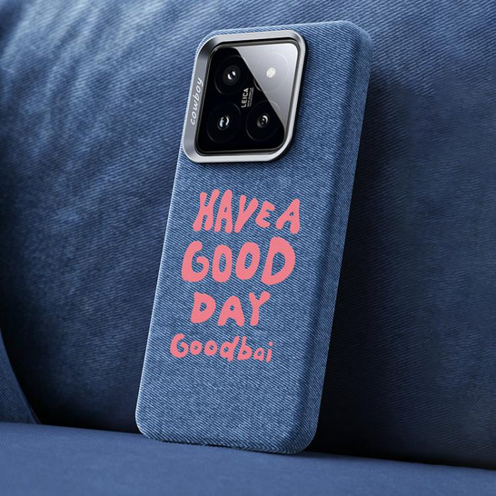 Hermosa funda magnética para teléfono con textura vaquera y cobertura total., For Xiaomi 17, For Xiaomi 15S Pro, For Xiaomi 15 Pro, For Xiaomi 15, For Xiaomi 14 Pro, For Xiaomi 14