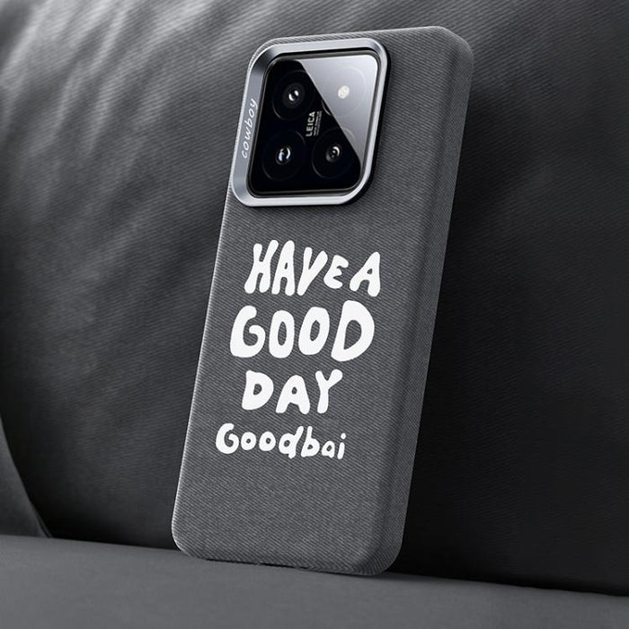 Hermosa funda magnética para teléfono con textura vaquera y cobertura total., For Xiaomi 17, For Xiaomi 15S Pro, For Xiaomi 15 Pro, For Xiaomi 15, For Xiaomi 14 Pro, For Xiaomi 14