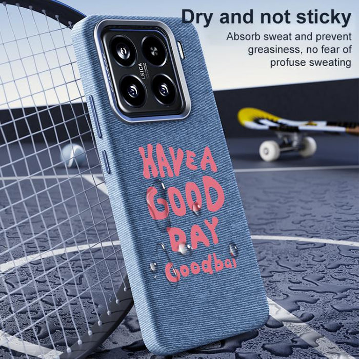 Hermosa funda magnética para teléfono con textura vaquera y cobertura total., For Xiaomi 17, For Xiaomi 15S Pro, For Xiaomi 15 Pro, For Xiaomi 15, For Xiaomi 14 Pro, For Xiaomi 14