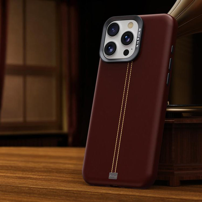 Funda magnética para teléfono Jazz Series con marco de metal texturizado y piel vegana de estilo retro., For iPhone 17 Pro Max, For iPhone 17 Pro, For iPhone 17, For iPhone Air, For iPhone 16 Pro Max, For iPhone 16 Pro, For iPhone 16 Plus, For iPhone 1...