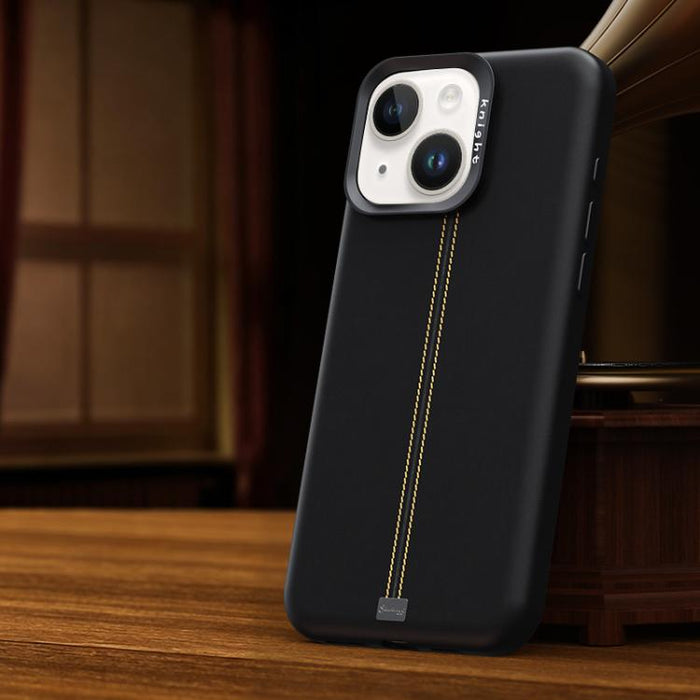 Funda magnética para teléfono Jazz Series con marco de metal texturizado y piel vegana de estilo retro., For iPhone 17 Pro Max, For iPhone 17 Pro, For iPhone 17, For iPhone Air, For iPhone 16 Pro Max, For iPhone 16 Pro, For iPhone 16 Plus, For iPhone 1...