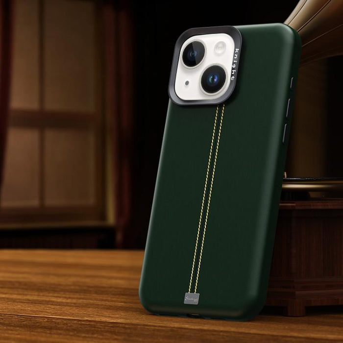 Funda magnética para teléfono Jazz Series con marco de metal texturizado y piel vegana de estilo retro., For iPhone 17 Pro Max, For iPhone 17 Pro, For iPhone 17, For iPhone Air, For iPhone 16 Pro Max, For iPhone 16 Pro, For iPhone 16 Plus, For iPhone 1...