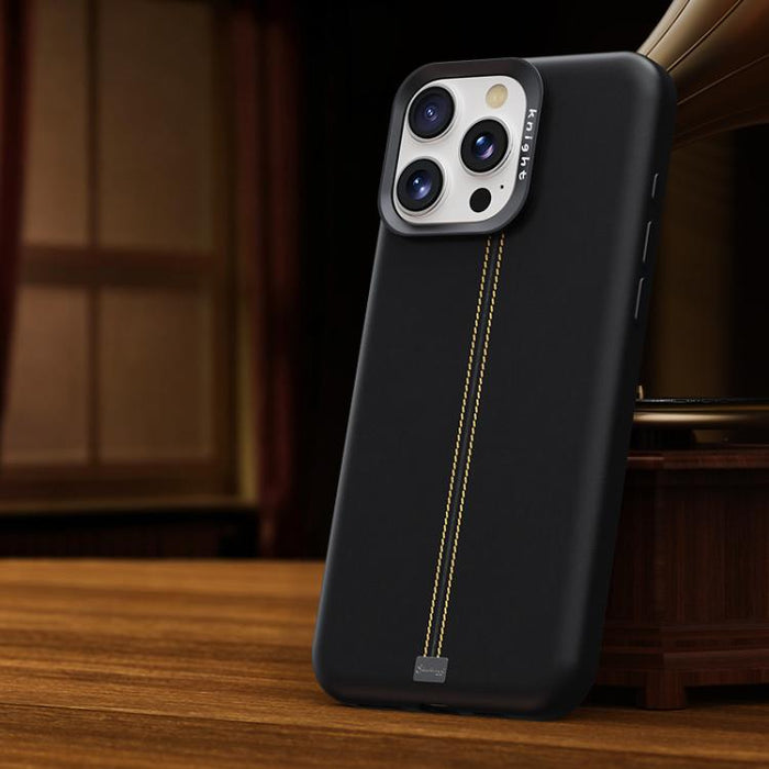 Funda magnética para teléfono Jazz Series con marco de metal texturizado y piel vegana de estilo retro., For iPhone 17 Pro Max, For iPhone 17 Pro, For iPhone 17, For iPhone Air, For iPhone 16 Pro Max, For iPhone 16 Pro, For iPhone 16 Plus, For iPhone 1...