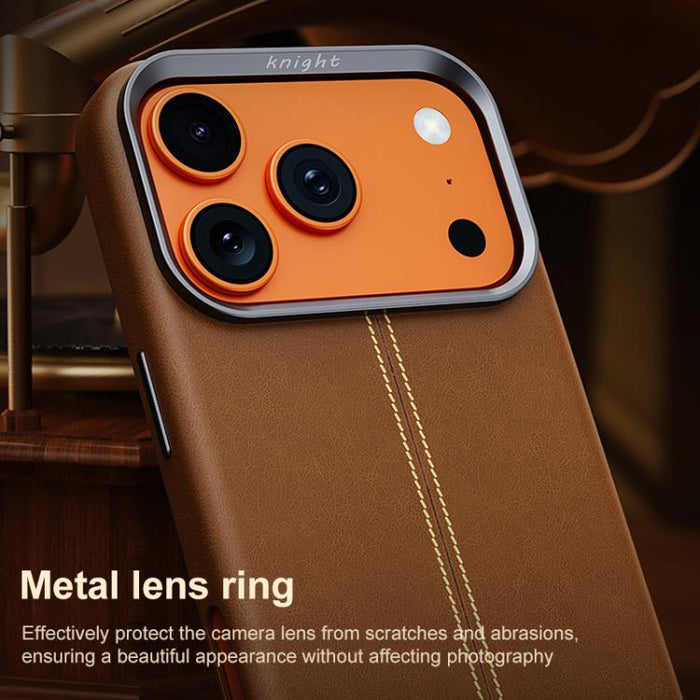 Funda magnética para teléfono Jazz Series con marco de metal texturizado y piel vegana de estilo retro., For iPhone 17 Pro Max, For iPhone 17 Pro, For iPhone 17, For iPhone Air, For iPhone 16 Pro Max, For iPhone 16 Pro, For iPhone 16 Plus, For iPhone 1...