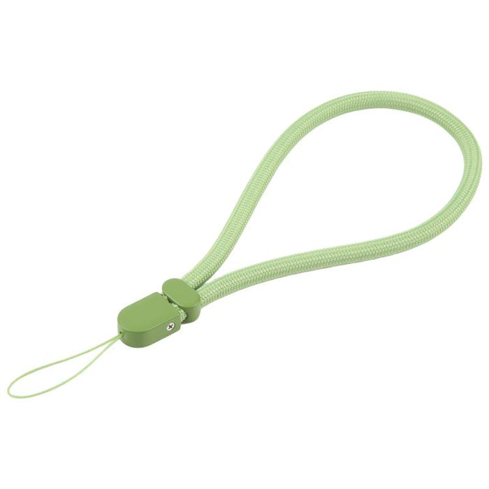 Mini cordón ajustable para teléfono con cierre automático, estilo escudo.