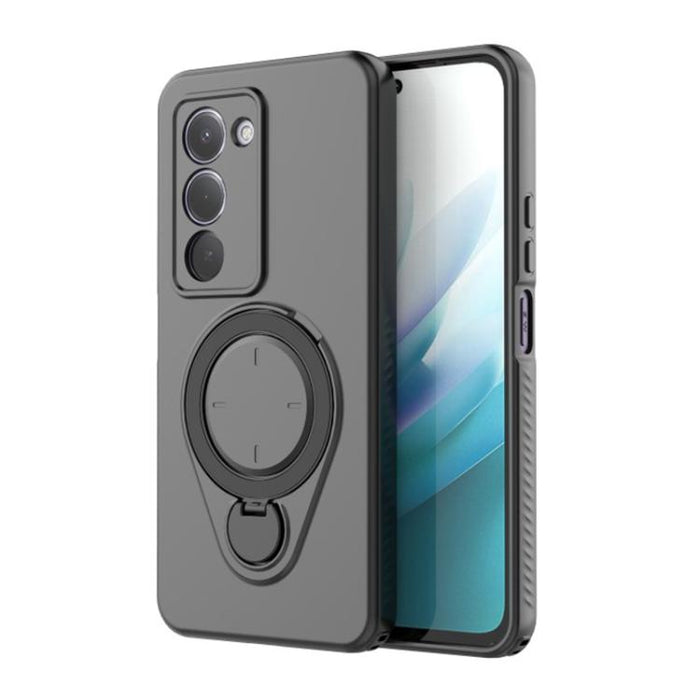Funda para teléfono con soporte de anillo WANLONFENG y protector de pantalla, For Redmi 15 5G Global 169.5mm, For Redmi 15 5G / 4G EU 171mm, For Redmi 15C 5G / 4G Global 171mm, For Redmi 15C 5G / 4G EU 173mm