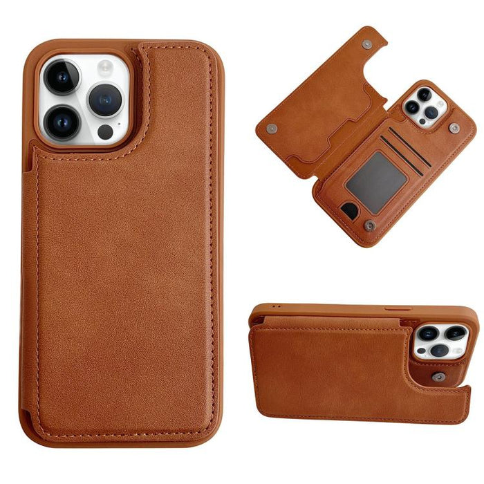 Funda para teléfono con tarjetero multifuncional y cierre magnético, For iPhone 14 Pro Max, For iPhone 13 Pro Max, For iPhone 13 Pro, For iPhone 12 / 12 Pro, For iPhone 12 Pro Max, For iPhone 11, For iPhone XR