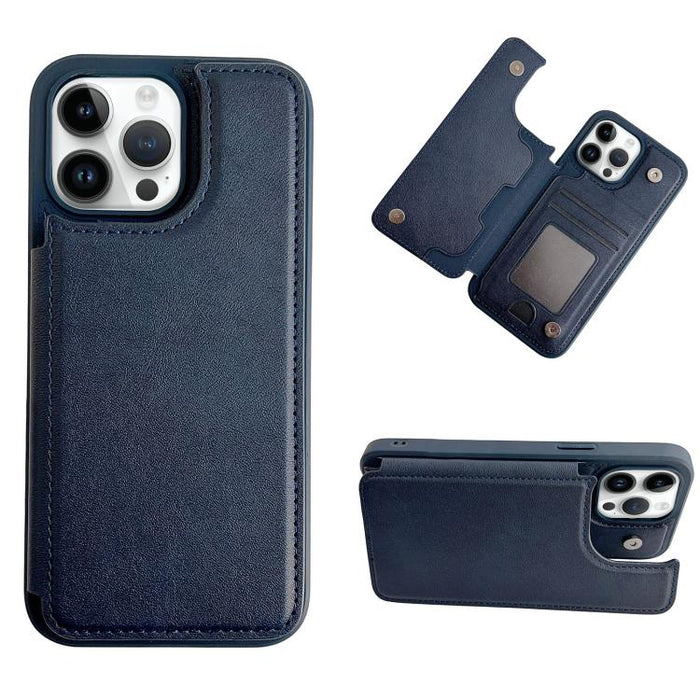 Funda para teléfono con tarjetero multifuncional y cierre magnético, For iPhone 14 Pro Max, For iPhone 13 Pro Max, For iPhone 13 Pro, For iPhone 12 / 12 Pro, For iPhone 12 Pro Max, For iPhone 11, For iPhone XR