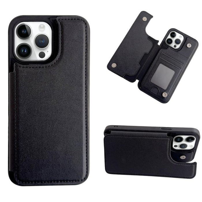 Funda para teléfono con tarjetero multifuncional y cierre magnético, For iPhone 14 Pro Max, For iPhone 13 Pro Max, For iPhone 13 Pro, For iPhone 12 / 12 Pro, For iPhone 12 Pro Max, For iPhone 11, For iPhone XR