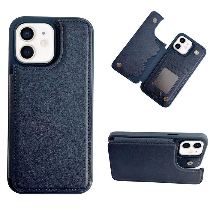 Funda para teléfono con tarjetero multifuncional y cierre magnético, For iPhone 14 Pro Max, For iPhone 13 Pro Max, For iPhone 13 Pro, For iPhone 12 / 12 Pro, For iPhone 12 Pro Max, For iPhone 11, For iPhone XR